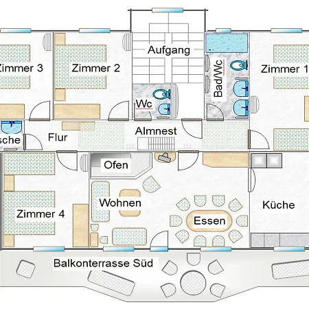 Bergrose 公寓 布里克森谷地霍普夫加尔滕